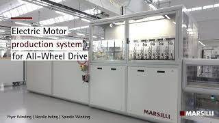 Electric Motor production system for AllWheel Drive [upl. by Aicilehp766]