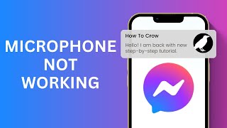 Messenger Microphone Not Working During Video Calls [upl. by Yemirej]