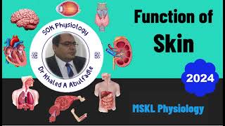 Function of Skin Skin Physiology 12024 by Dr Khaled A Abulfadle [upl. by Ruff]