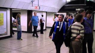 1938 tube stock Heritage run Charing Cross Jubilee platforms 2009 [upl. by Neerac]