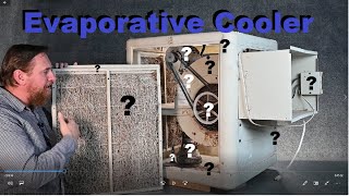 HVAC 166 Evaporative cooler how it works inside [upl. by Shuping]