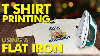 How to Print your Photo on T shirt at Home using a Flat Iron [upl. by Leo]