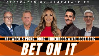 NFL Week 5 Predictions Picks Betting Odds Player Props amp Best Bets  Bet On It [upl. by Esirtal]