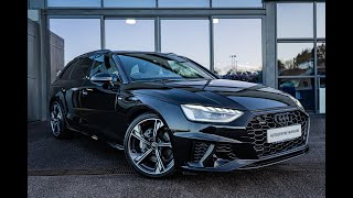 2024 73 AUDI A4 AVANT BLACK EDITION 40 TDI QUATTRO S TRONIC MYTHOS BLACK [upl. by Lindi363]