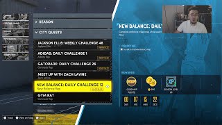 NBA 2K22 CITY QUEST HOW TO COMPLETE CITY QUEST FAST FREE VC BADGE POINTS MYPOINTS AND PERKS 2K22 [upl. by Terrag]