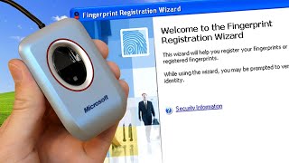 Microsofts Fingerprint Reader for Windows XP [upl. by Hadleigh84]