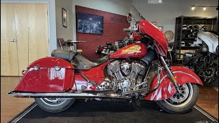 2018 Indian Motorcycle Chieftain Classic Indian Red [upl. by Vedetta]