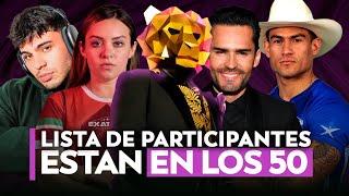 LISTA DE TODOS LOS PARTICIPANTES DE LOS 50 TELEMUNDO 2024 ¡NUEVA TEMPORADA [upl. by Kingsly]