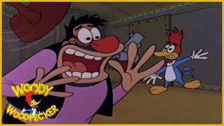 Woody Woodpecker  Great Train Robbery  Full Episodes [upl. by Isyak911]