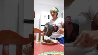 Carne de soja com arroz vermelho vem comigo 😋 [upl. by Lalat]