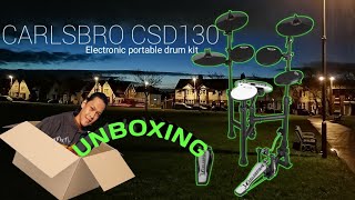 Unboxing CarlsBro CSD130 electric drum kit [upl. by Cleaves]