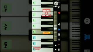 Welcome to NewYork tylorswif short mobilepiano welcome to newyork song TaylorSwiftSakshamBharat [upl. by Ulrike479]