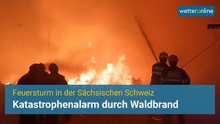 Feuersturm in der Sächsischen Schweiz [upl. by Bevon]