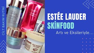 Estée Lauder NemlendiriciTonikYüz Temizleme Köpüğü Dosyası  Skinfood Maske [upl. by Elocon]