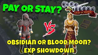 Pay or Stay 56  Obsidian vs Blood Moon  OSRS NMZ [upl. by Faydra]