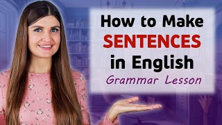 Grammar Lesson How to make Sentences in English Word Order in English [upl. by Ruffo648]