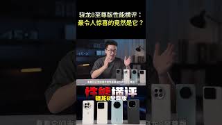 骁龙8至尊版性能横评：最令人惊喜的竟然是它？ [upl. by Neraj]