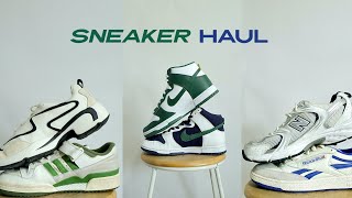 A SNEAKER HAUL classics amp must haves [upl. by Aramak]