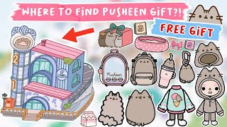 Toca Life World  WHERE TO FIND FREE GIFT COLLAB PUSHEEN OUT NOW  TOCA BOCA UPDATE [upl. by Hayyikaz]