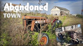 Saving Case VAC and Massey Ferguson 65 diesel tractor from abandoned town [upl. by Grady]