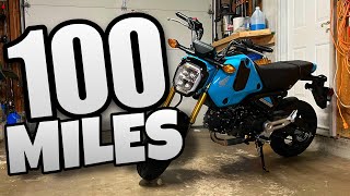 2024 Honda Grom Review 🛵💨 100 Mile UPDATE GO GET ONE [upl. by Ahsienahs]