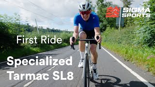 Matt Stephens rides the Specialized Tarmac SL8 Road Bike  Sigma Sports [upl. by Annav]