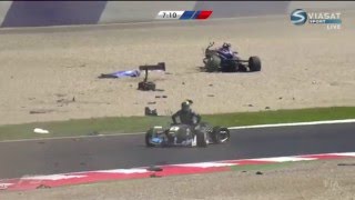 Peter Li Zhi Cong Huge Crash 2016 FIA Formula 3 at Spielberg [upl. by Eanil]