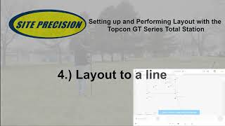Staking Out Points with the Topcon GT Series Robotic Total Station [upl. by Edme]