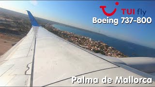 TUIfly Boeing 737800  Palma de Mallorca Departure [upl. by Pampuch]