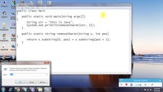 Write A Java Program To Remove A Particular Character From A String 43 [upl. by Annaer300]