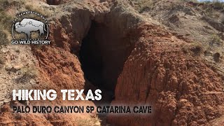 Hiking Texas  Palo Duro Canyon SP Catarina Cave [upl. by Lonnard609]