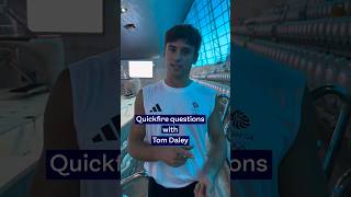 Tom Daleys Quickfire Questions 🤔 diving [upl. by Ahsrav550]