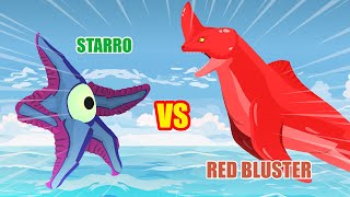 Starro vs Red Bluster  Monster Animation [upl. by Nnylsoj337]