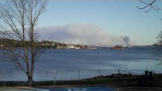 Halifax Spryfield Forest Fire April 30 2009 1800 [upl. by Launame]