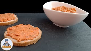 Tartinade Chorizo et St Môret  Recette de Rillettes Facile [upl. by Eybbob531]