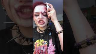 👹🩸vampire gothgoth vampire halloween2024 halloweenmakeup [upl. by Calise]