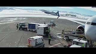 JetBlue 1748 tailstrike at HaydenYampa Valley Airport [upl. by Tymon567]