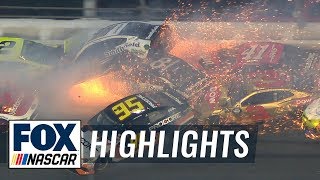 Massive Daytona 500 crash takes out 21 cars in The Big One  2019 DAYTONA 500 [upl. by Dnama]