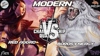 Red Aggro VS Boros Energy MTG Modern [upl. by Aiki]