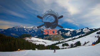 SkiWelt  40 Red Run Salvenbahn Itter to Soll Hohe Salve Austria [upl. by Adas]