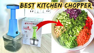 Best Kitchen Vegetables Chopper Best in Quality Kitchen Gadgets Unboxing 4K Videos Actionware pushup [upl. by Ycam395]