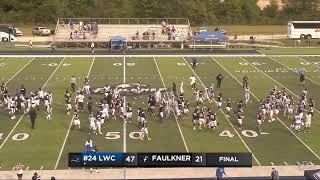 Faulkner vs 24 Lindsey Wilson Football [upl. by Dnomad490]