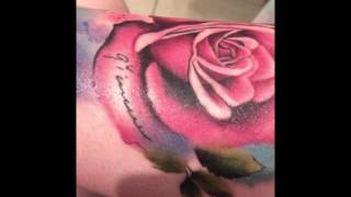 DETAILED TATTOO HEALING PROCESS VIDEO  WEEK 1 [upl. by Orvan]