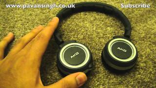 AKG K450 On Ear Headphones Full Review [upl. by Elyn901]