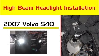 Volvo S40 LED Headlights Bulbs High Beam Kits Upgrade HB3 9005 Halogen [upl. by Lunette216]