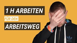 1 Stunde arbeiten um 8 Stunden arbeiten zu können 😨 Fahrgemeinschaft vs Auto [upl. by Ireva124]