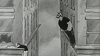 Popeye The Paneless Window Washer 1937  Classic Cartoon [upl. by Antonio]