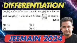 Differentiation 2024 PYQ 🔥  JEE 2025 😱🤯  jee2025 jeemains jeeadvanced jee2025strategy [upl. by Demetra320]