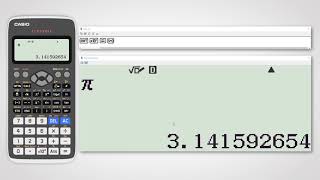 Mathematical Constant Pi on Casio fx991EX Classwiz [upl. by Enilamme]