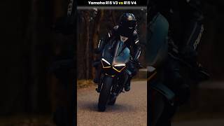 Yamaha R15 V3 vs R15 V4🔥VR Explainershorts bike [upl. by Lisle]